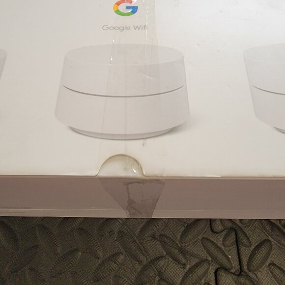 Google Wifi Lot of 2 Access Points W/ Power Adapters, GJ2CQ, New Open Box, White - Picture 2 of 16